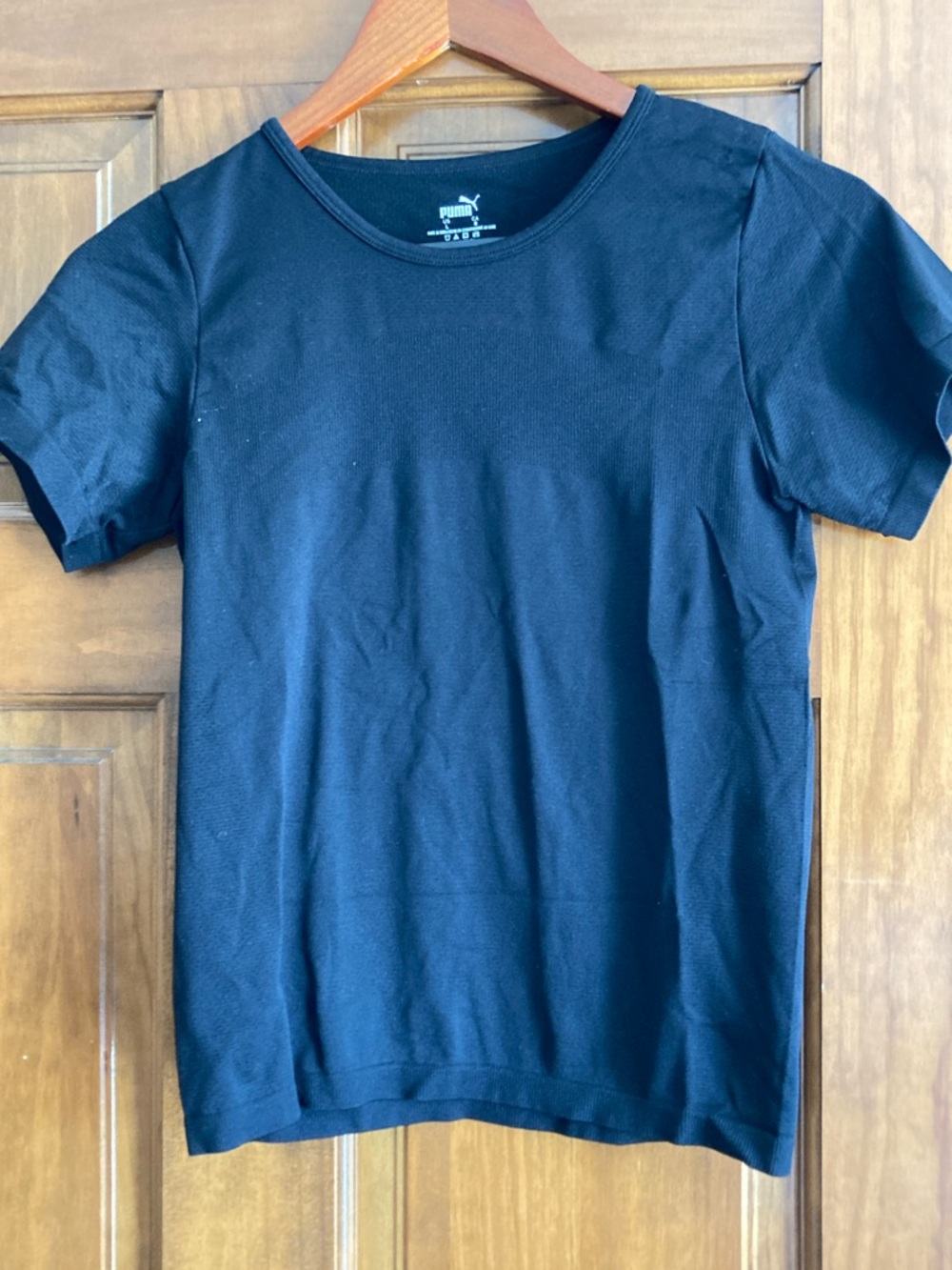 Puma Black Short Sleeve Crew Tee